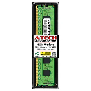 4GB DDR3 PC3-14900 RDIMM (Hynix HMT451R7DFR8C-RD Equivalent) Server Memory RAM - Picture 1 of 2