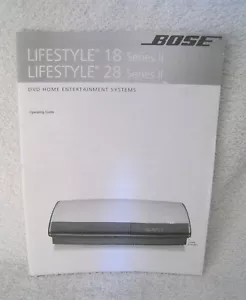 Guía de funcionamiento original BOSE Lifestyle 18 y 28 Serie II - Imagen 1 de 1