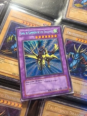 Gaia The Dragon Champion LDD-S125 LOB-125 1st Ed Secret YuGiOh - Image 1 of 4