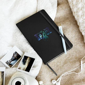"Give Me Space"" (grün) Hardcover-Notizbuch - Space Rocket Galaxy Taschenjournal" - Bild 1 von 1