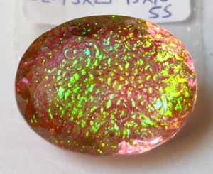 83.75 Ct. Large Monarch Fire Opel Oval Cut Loose Gemstone for Ring & Pendant - Picture 1 of 10