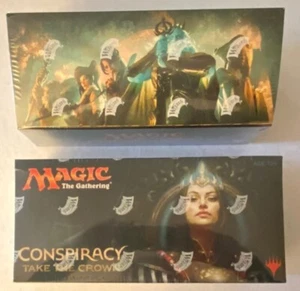 2 x MtG Magic the Gathering CONSPIRACY Booster box 1 x 2014 1 x TAKE the CROWN - Picture 1 of 3