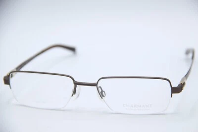 NOVO CHARMANT TITANIUM PERFECTION CH10736 BRN AUTÊNTICO ÓCULOS DE GRIFE 57-19 - Imagem 1 de 4