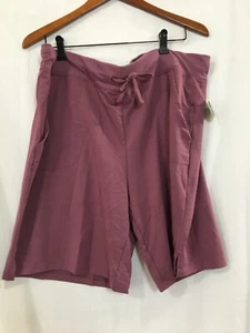 New Athletic Works Women Bermuda Shorts 9" inseam Elegant Mauve Size S,XXXL - Picture 1 of 5