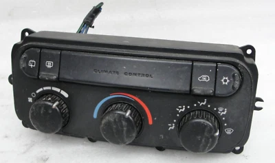 CONTROL DE CLIMA MANUAL temperatura zona única Dodge Caravan aire acondicionado 5005001 01-03 OEM Foto 1 de 3