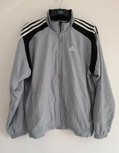 ADIDAS SIZE 38/40 Mens Grey Jacket Tracksuit Top - Picture 1 of 9