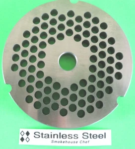 #32 x 1/4" S/S  *Course Burger *  Meat Grinder Chopper Plate for Hobart  LEM etc - Picture 1 of 2