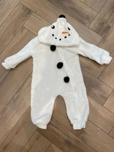 Snowman Cosplay Costume Romper Jumpsuit Outfit 12-18 months - Picture 1 of 3
