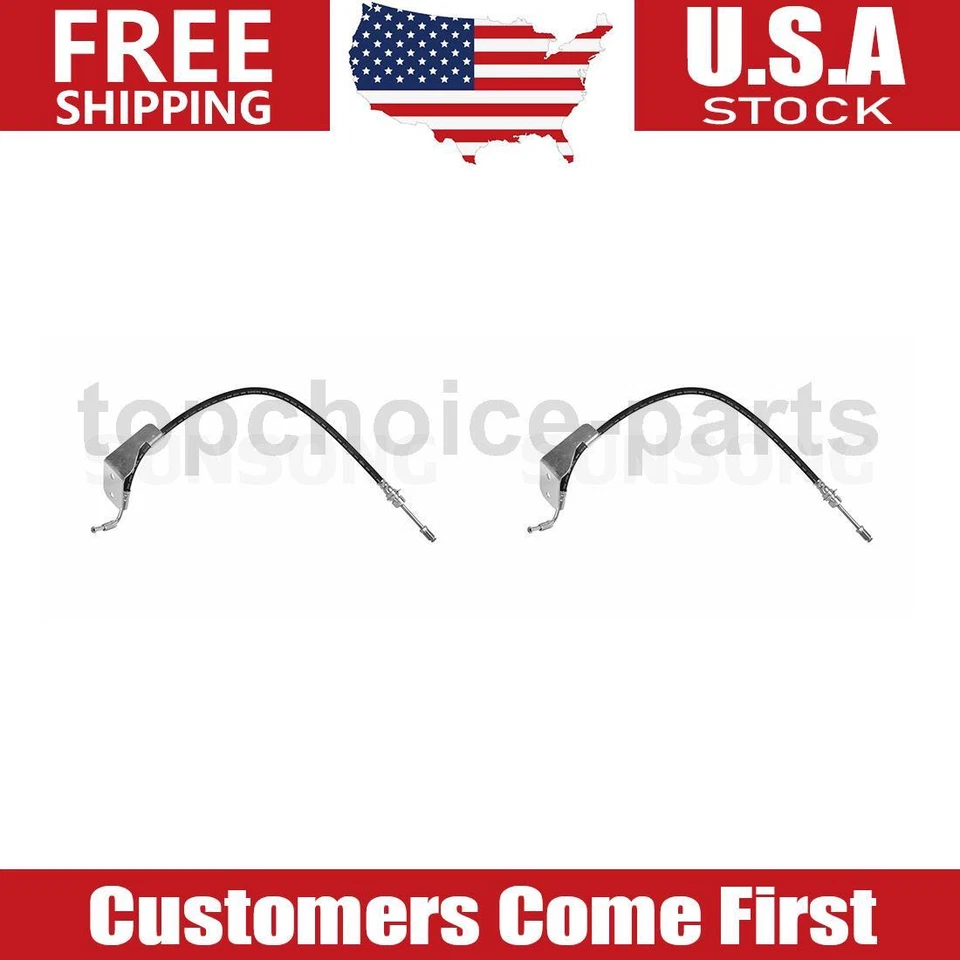 2x Manguera de freno delantera línea de freno para Chevrolet C60 1983 Foto 1 de 4