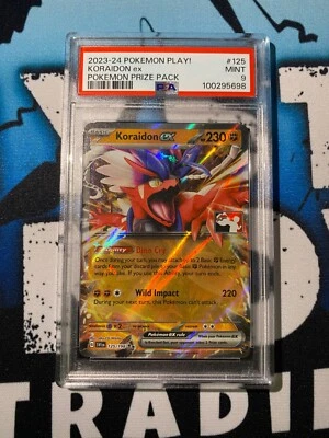 Pokemon  Koraidon Ex Prize Pack Play Promo PSA 9 Stamped Exclusive - Image 1 of 2