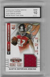 2014 Panini Contenders Rookie Ticket Jerseys #6 AUSTIN SEFERIAN-JENKINS PGA 10 - Picture 1 of 2