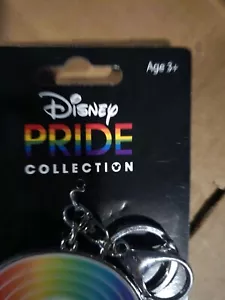 Disney Pride Collection Mickey Mouse Rainbow Key Chain, 2023 NEW - Picture 1 of 4