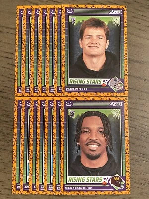 2024 Panini Score Score-A-Treat ORANGE PUMPKIN NFL ROOKIES You Pick/Choose! READ - Image 1 of 4