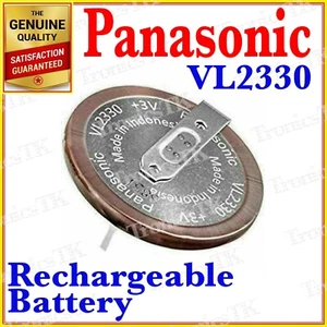 Panasonic Rechargeable Button Coin Battery 3V 50 mAh - VL2330 - For Car Remote - Bild 1 von 4