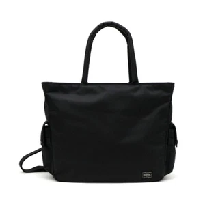 PORTER UNIT 2WAY Tote Bag 784-05462-10 Black Yoashid & Co. Japan Made - Picture 1 of 10