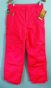 Champion Girls Snow Pants Insulated Water Resistant Coral/Pink Size 13/14 - Picture 1 of 12