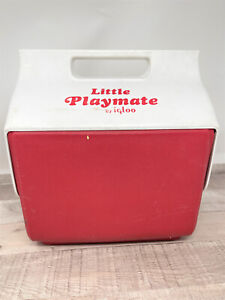 Vintage Red and White Little Playmate by Igloo Lunch Box 6 Pack Cooler
