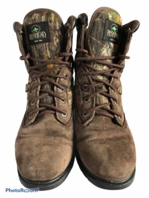 Botas de Caza RedHead Niños Marrón Árbol Camuflaje Con Cordones Impermeables Aisladas 6 Foto 1 de 4