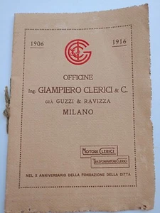 OV1 Officine Clerici già Guzzi e Ravizza Milano 1916 illustrato - Imagen 1 de 6