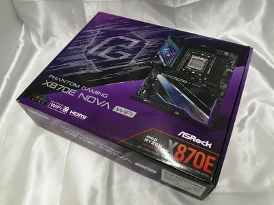 ASROCK X870E Nova Wifi AMD AM5 Placa Base Usado ATX HDMI USB4M. 2 - Imagen 1 de 4