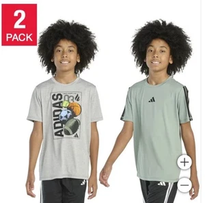 adidas Youth Tee Shirt 2-Pack , XL (18-20) - Picture 1 of 5