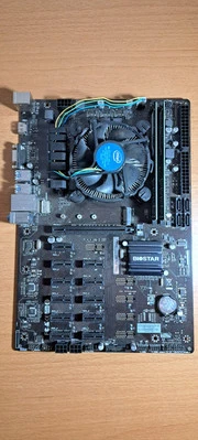 Biostar TB360-BTC PRO LGA1151 Intel B360 DDR4 12 GPU + Intel i3 + 16GB 2400Mhz  - Image 1 of 4