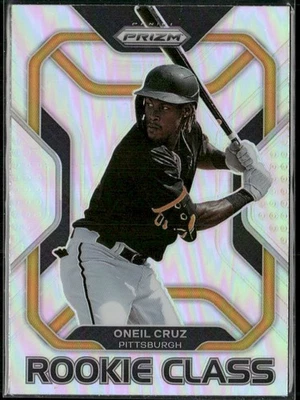 2022 Panini Prizm #RC-2 Oneil Cruz Rookie Class Silver Prizm RC Pirates Rookie - Image 1 of 2