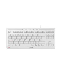 CHERRY STREAM KEYBOARD, British layout, QWERTY keyboard, wired keyboard, Blue An - Picture 1 of 6