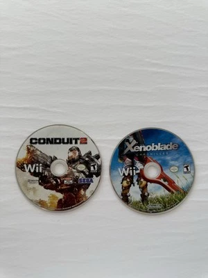 Lote de jogos Conduit 2 para Nintendo Wii somente disco Xenoblade Chronicles 2 - Imagem 1 de 4