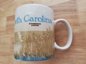 Taza/taza de café Starbucks North Carolina retirada Global Icon Series 16 oz 2012 - Imagen 1 de 9