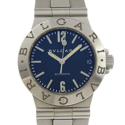 Relojes BVLGARI Diagono LCV29S esfera negra acero inoxidable mecánico automático... Foto 1 de 4