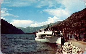 Postal de servicio de barco en LAKE CHELAN c1952 - Imagen 1 de 2