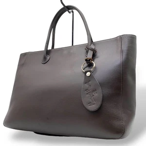 Bolso de Mano Margaret Howell de Cuero Marrón con Logotipo de Marca USADO de Japón #T0213 - Imagen 1 de 10