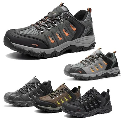 Zapatos de senderismo impermeables para hombre zapatos de caña baja al aire libre senderismo camping Foto 1 de 2