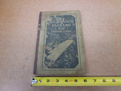Packard Six 426 433 1926 manual del propietario del operador del automóvil servicio de literatura original Foto 1 de 4