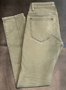 Herren NEUW LOU Slim Fit Größe 28x32 Salbeigrün Five Pocket - Bild 1 von 7
