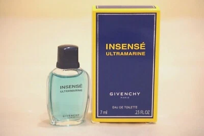 Insense Ultramarine by Givenchy EDT Splash Miniature 7 ml  0.24 oz  Men Vintage - Image 1 of 4