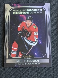 2021-22 O-PEE-CHEE OPC PLATINUM MIKE HARDMAN #222 #ed 54/65 COSMIC ROOKIE RC