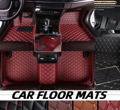 For Aston Martin Car Floor Mats All Models PU Leather Luxury Waterproof Liners Foto 1 de 4