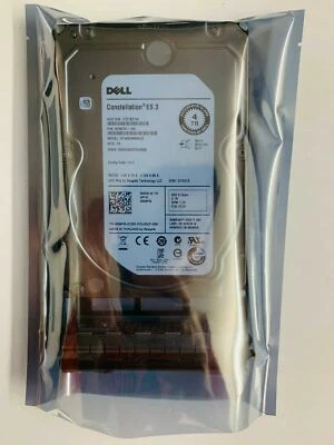DELL 4TB 6G 7.2K 3.5" SAS HARD DRIVE FOR SERVER R630 R710 R715 R720 T410 T420 - Image 1 of 4