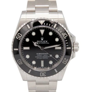 Rolex 124060 Submariner No Date Black Ceramic Bezel Black Dial 41mm Watch - Picture 1 of 5