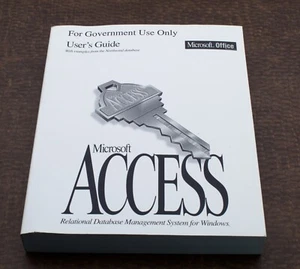 Microsoft ACCESS Relational Database Management System For Windows Government - Afbeelding 1 van 1