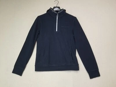 A/X Armani Exchange Blue 1/4 Zip Hidden Hoodie Swestshirt Men’s Size Medium  - Image 1 of 4