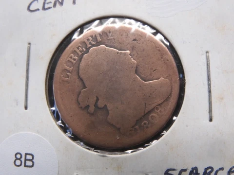 1808 Draped Bust Half Cent Cover