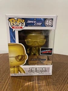 Funko pop NYCC 2019 WWE THE ROCK GOLD 46 New York Comic Con - Imagen 1 de 6