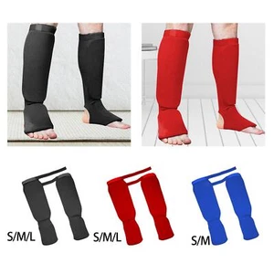 Shin Instep Guards Clothes Boxing Protector Elastic - Picture 1 of 38