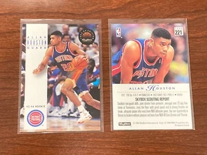 ALLAN HOUSTON 1993-94 SKYBOX DETROIT PISTONS ROOKIE CARD #221 - Picture 1 of 1