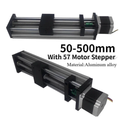 Rail Motion Slide With 57 Motor Stepper CNC Linear Guide Stroke Stage Actuator - Image 1 of 4