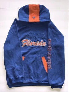 VINTAGE STARTER Florida Gators Sweatshirt Men Large Blue Orange Hoodie 90s Retro - Picture 1 of 15