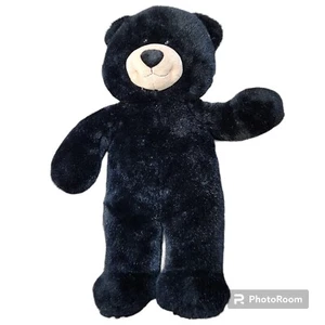 Build A Bear Workshop Black Plush Bear Grizzly Stuffed Animal BAB 17" - Picture 1 of 5
